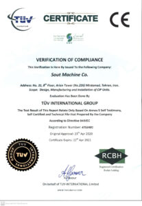 CE CERTIFICATE